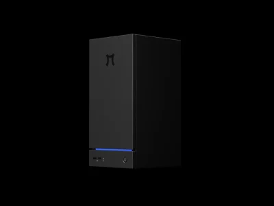 Pimax apresenta mini PC alongado para SteamOS inspirado nas Steam Machines