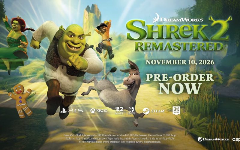 Shrek 2 Remastered chega ao Switch com gráficos 4K e modo multiplayer em novembro