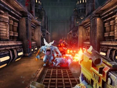 Warhammer 40,000: Boltgun é lançado para Nintendo Switch 2 com Modo Horda e suporte em português