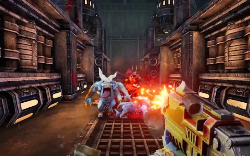 Warhammer 40,000: Boltgun é lançado para Nintendo Switch 2 com Modo Horda e suporte em português